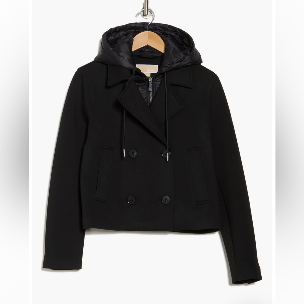 NWT!! Michael Kors Double Breasted Crop Trench Coat